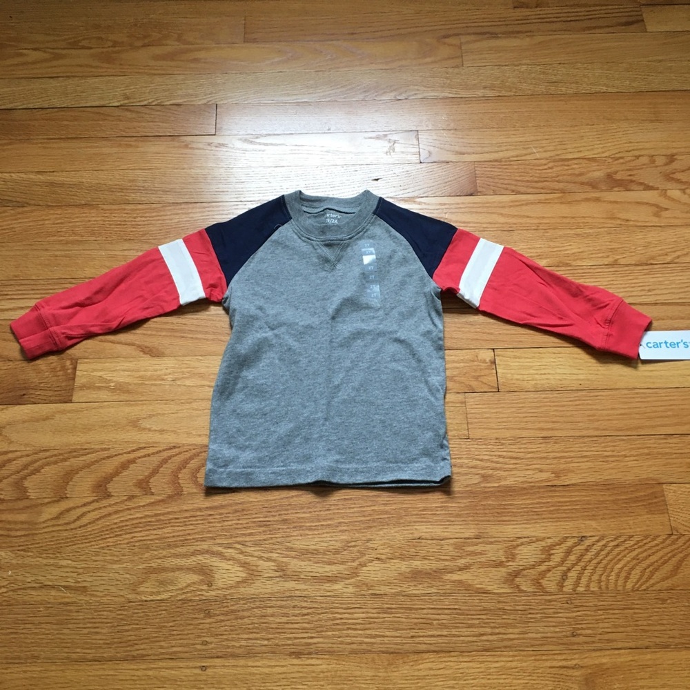 NWT Carter’s 2T long sleeve t-shirt - Picture 2 of 3